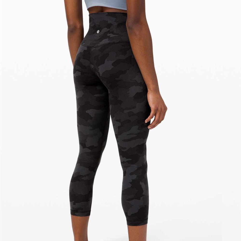 Lululemon Legging Align High-Rise Crop 23" Heritage 365 Camo Deep Coal Multi 12